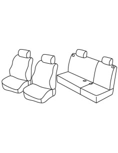 FOD.SUPERIOR NERO/BLU SU ORD. VW POLO 5P 01 in poi 09