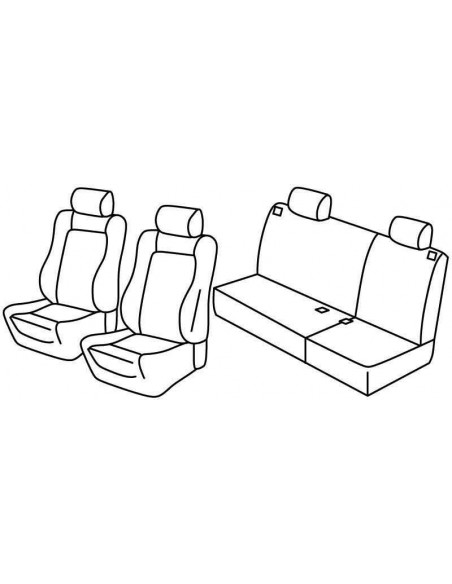 FOD.SUPERIOR GRIG/NER SU ORD. VW POLO 5P 01 in poi 09