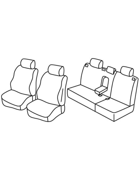 FOD.SUPERIOR GRIG/NER SU ORD. VW POLO 5P 01 in poi 09