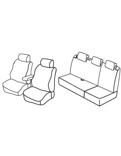 FOD.SUPERIOR BEIGE SU ORD. VW POLO 5P 09 in poi 14