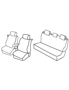 FOD.SUPERIOR GRIG/NER SU ORD. VW POLO 3P 14 in poi