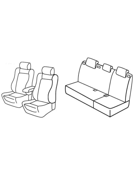 FOD.SUPERIOR BEIGE SU ORD. VW POLO 5P 14 in poi