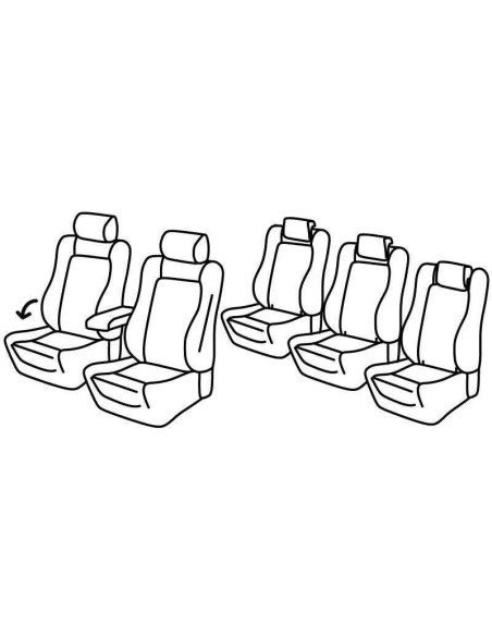 FOD.SUPERIOR GRIG/NER SU ORD. VW SHARAN 10 in poi