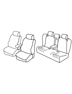 FOD.SUPERIOR NERO/BLU SU ORD. AUDI A6 4P/SW 04 in poi 11