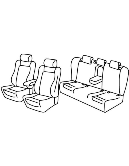 FOD.SUPERIOR NERO/BLU SU ORD. AUDI A6 AVANT 11 in poi