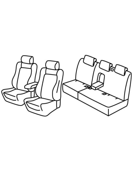 FOD.SUPERIOR NERO/BLU SU ORD. AUDI Q5 08 in poi