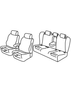 FOD.SUPERIOR NER/ROSS SU ORD. AUDI A6 AVANT 11 in poi