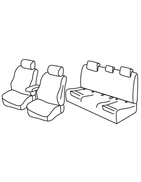 FOD.SUPERIOR BEIGE SU ORD. AUDI A4 AVANT 15 in poi