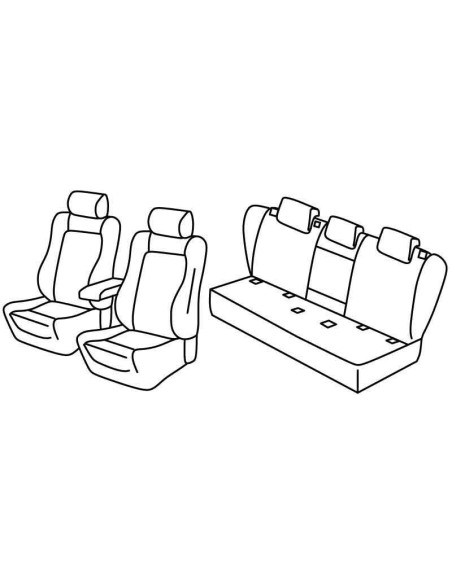 FOD.SUPERIOR NER/GRIG SU ORD. AUDI A6 4P 18 in poi