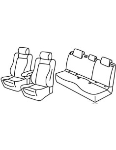 FOD.SUPERIOR NERO/BLU SU ORD. AUDI Q2 16 in poi