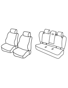 FOD.SUPERIOR NERO/BLU SU ORD. BMW SERIE 3 SW (E46)