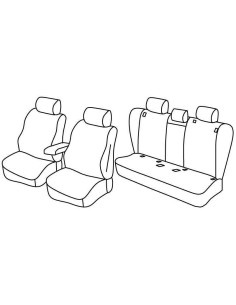 FOD.SUPERIOR NERO/BLU SU ORD. BMW X1 (E84) 09 in poi 15