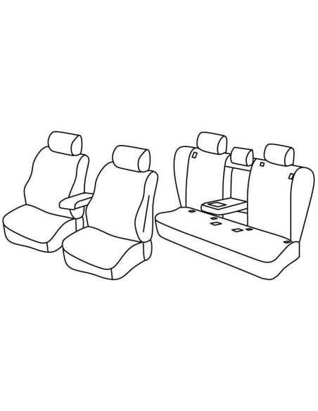 FOD.SUPERIOR GRIG/NER SU ORD. BMW X1 (E84) 09 in poi 15