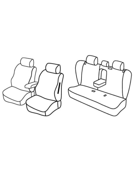 FOD.SUPERIOR BEIGE SU ORD. BMW X3 (F25) 10 in poi