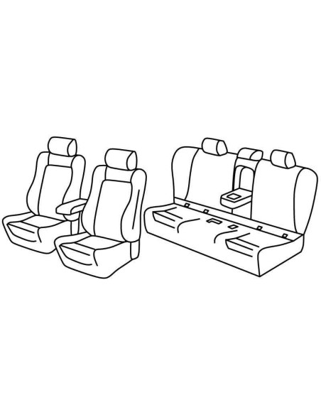 FOD.SUPERIOR NER/GRIG SU ORD. BMW SERIE 5 4P 17 in poi