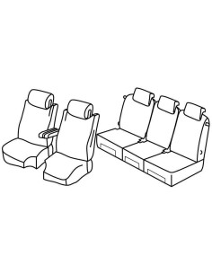 FOD.SUPERIOR NERO/BLU SU ORD. CITROEN C4 GRAND PIC