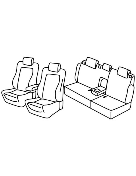FOD.SUPERIOR NER/GRIG SU ORD. CITROEN C5 4P 08 in poi
