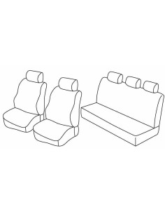 FOD.SUPERIOR NERO/BLU SU ORD. DACIA LOGAN 06 in poi 11