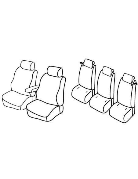 FOD.SUPERIOR NERO/BLU SU ORD. FORD C-MAX 10 in poi