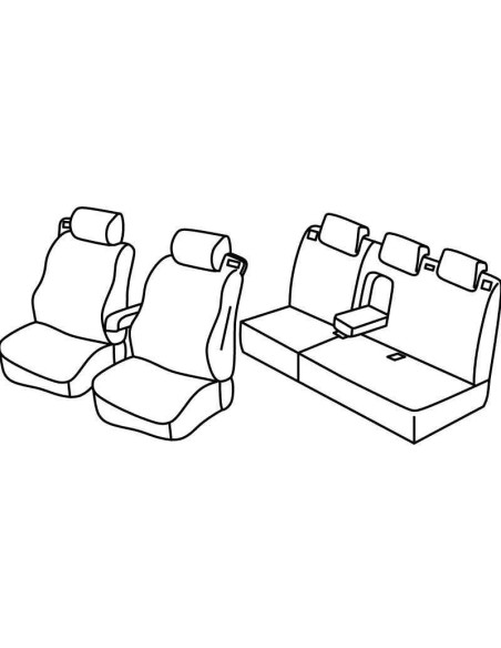 FOD.SUPERIOR GRIG/NER SU ORD. FORD B-MAX 12 in poi