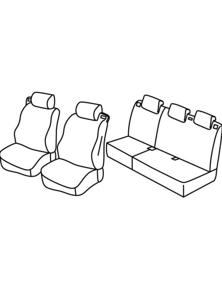 FOD.SUPERIOR NERO/BLU SU ORD. FORD B-MAX 12 in poi