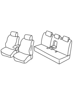 FOD.SUPERIOR NERO/BLU SU ORD. FORD EDGE 16 in poi