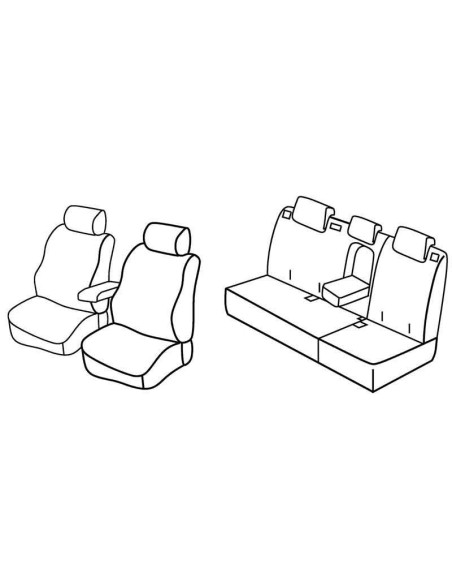 FOD.SUPERIOR GRIG/NER SU ORD. HONDA CIVIC 5P 12 in poi