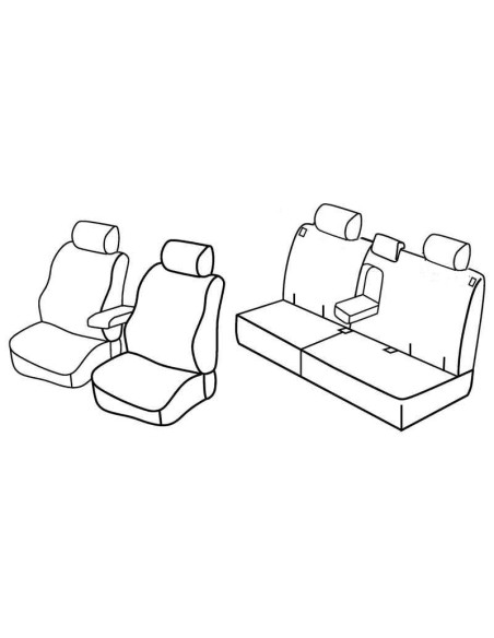 FOD.SUPERIOR GRIG/NER SU ORD. HONDA CR-V 12 in poi