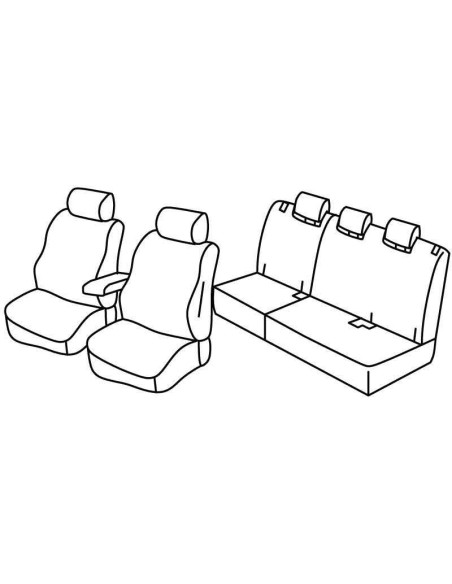FOD.SUPERIOR NER/ROSS SU ORD. HONDA JAZZ 15 in poi