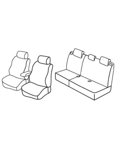 FOD.SUPERIOR NERO/BLU SU ORD. MAZDA 6 4P 08 in poi 12