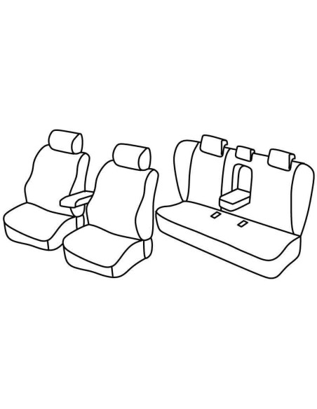 FOD.SUPERIOR BEIGE SU ORD. MAZDA 6 4P 08 in poi 12