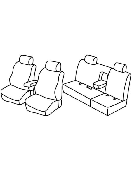 FOD.SUPERIOR GRIG/NER SU ORD. NISSAN NAVARA 4P 05 in poi