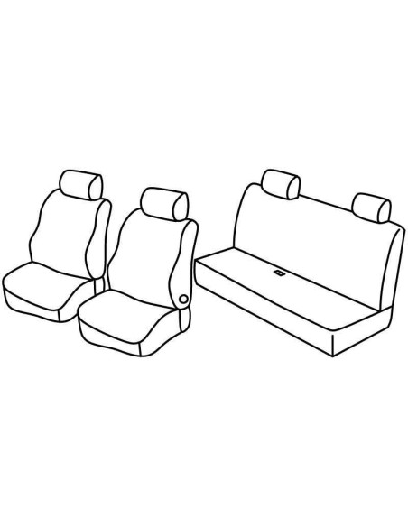 FOD.SUPERIOR GRIG/NER SU ORD. NISSAN NAVARA 4P 05 in poi