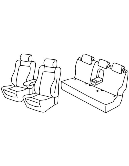 FOD.SUPERIOR GRIG/NER SU ORD. NISSAN QASHQAI 14 in poi