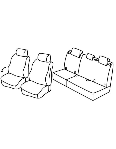 FOD.SUPERIOR NERO/BLU SU ORD. OPEL MOKKA 12 in poi 16 MOK