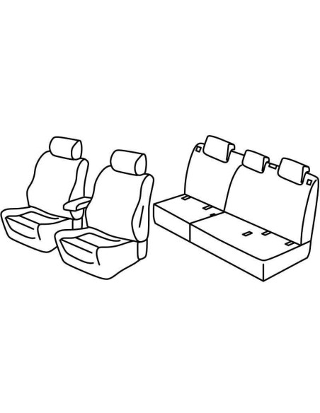 FOD.SUPERIOR GRIG/NER SU ORD. OPEL GRANDLAND X 17 in poi
