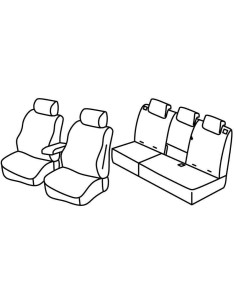 FOD.SUPERIOR GRIG/NER SU ORD. OPEL CROSSLAND X 17 in poi