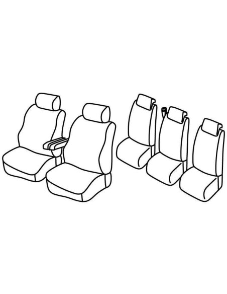 FOD.SUPERIOR NER/GRIG SU ORD. PEUGEOT 307 SW 02 in poi 08