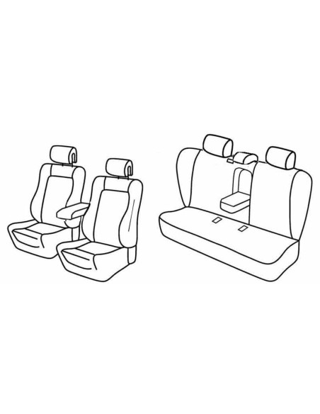 FOD.SUPERIOR GRIG/NER SU ORD. PEUGEOT 508 4P 11 in poi