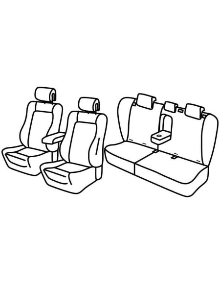 FOD.SUPERIOR BEIGE SU ORD. PEUGEOT 3008 09 in poi 16