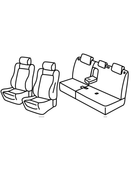 FOD.SUPERIOR BEIGE SU ORD. PEUGEOT 3008 16 in poi