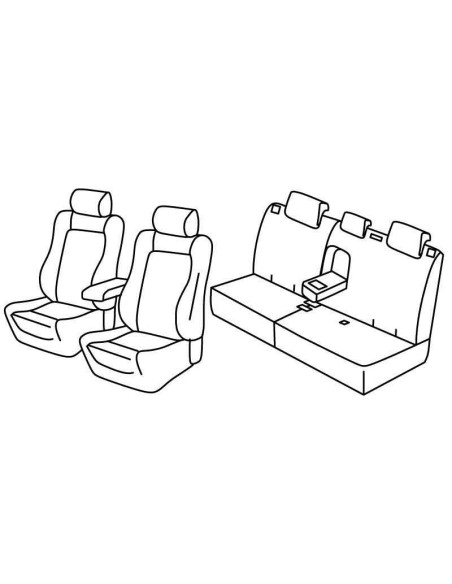 FOD.SUPERIOR NER/ROSS SU ORD. PEUGEOT 308 SW 14 in poi