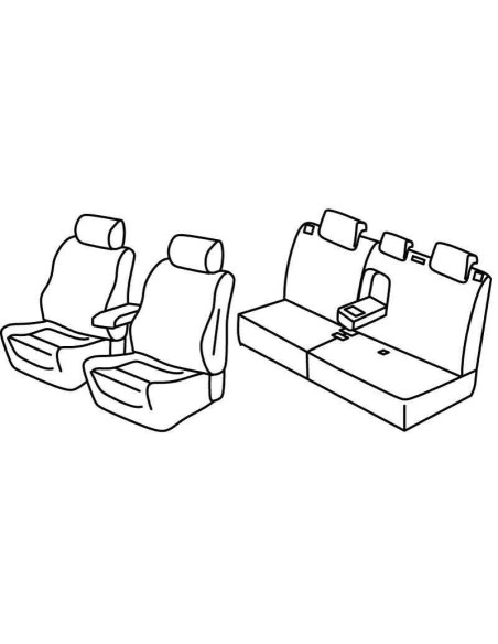 FOD.SUPERIOR NER/GRIG SU ORD. PEUGEOT 308 SW 14 in poi