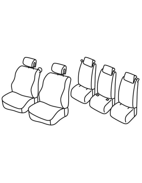 FOD.SUPERIOR NERO/BLU SU ORD. RENAULT SCENIC 03 in poi 09