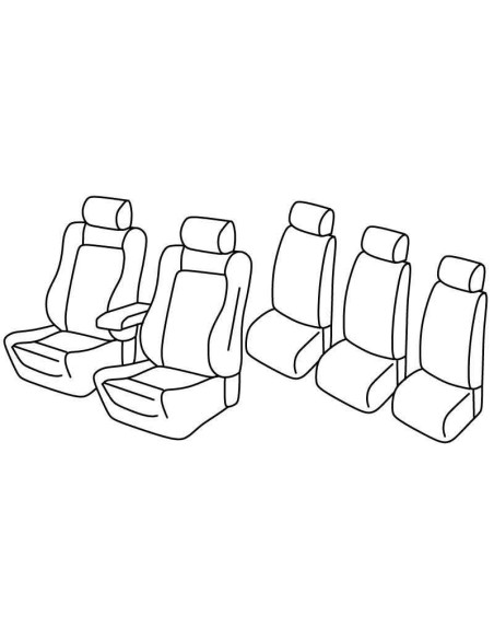 FOD.SUPERIOR NERO/BLU SU ORD. RENAULT ESPACE 15 in poi