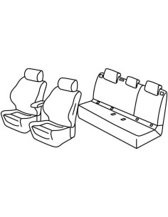 FOD.SUPERIOR NERO/BLU SU ORD. RENAULT CAPTUR 19 in poi