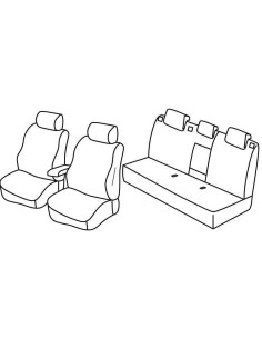 FOD.SUPERIOR BEIGE SU ORD. SEAT TOLEDO 13 in poi 15