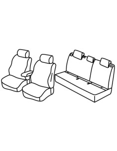 FOD.SUPERIOR NER/GRIG SU ORD. SEAT ATECA 16 in poi