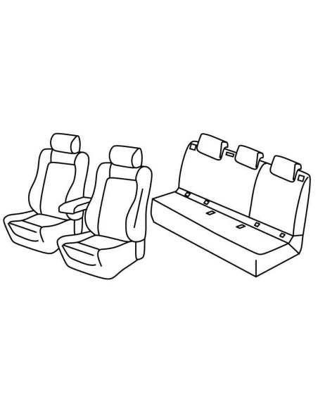 FOD.SUPERIOR BEIGE SU ORD. SEAT ARONA 17 in poi