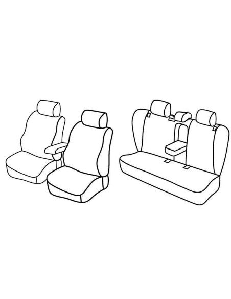 FOD.SUPERIOR BEIGE SU ORD. SKODA OCTAVIA 5P 04 in poi 13